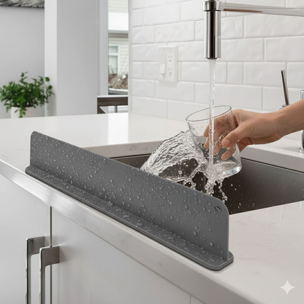 Universal Silicone Sink Splash Guard (Pack of 2)