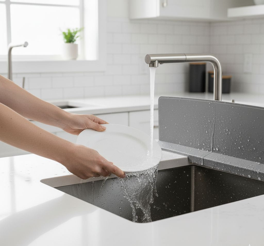 Universal Silicone Sink Splash Guard (Pack of 2)